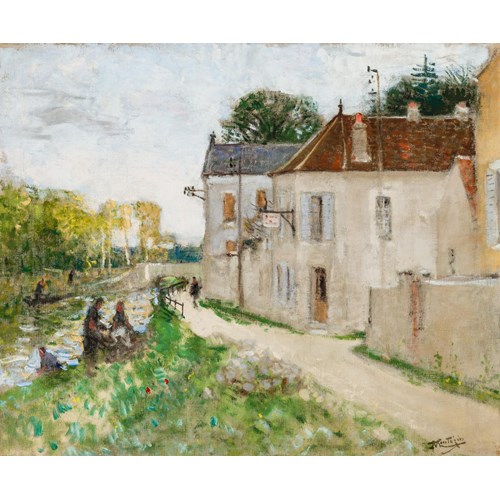 French village street